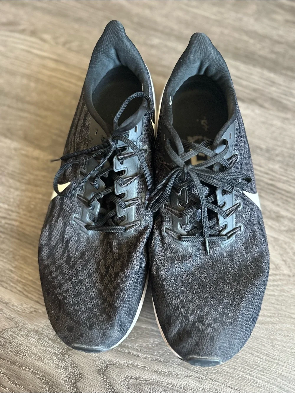 Nike Air Zoom Pegasus 36 Black White Running Shoes Men’s Size 15